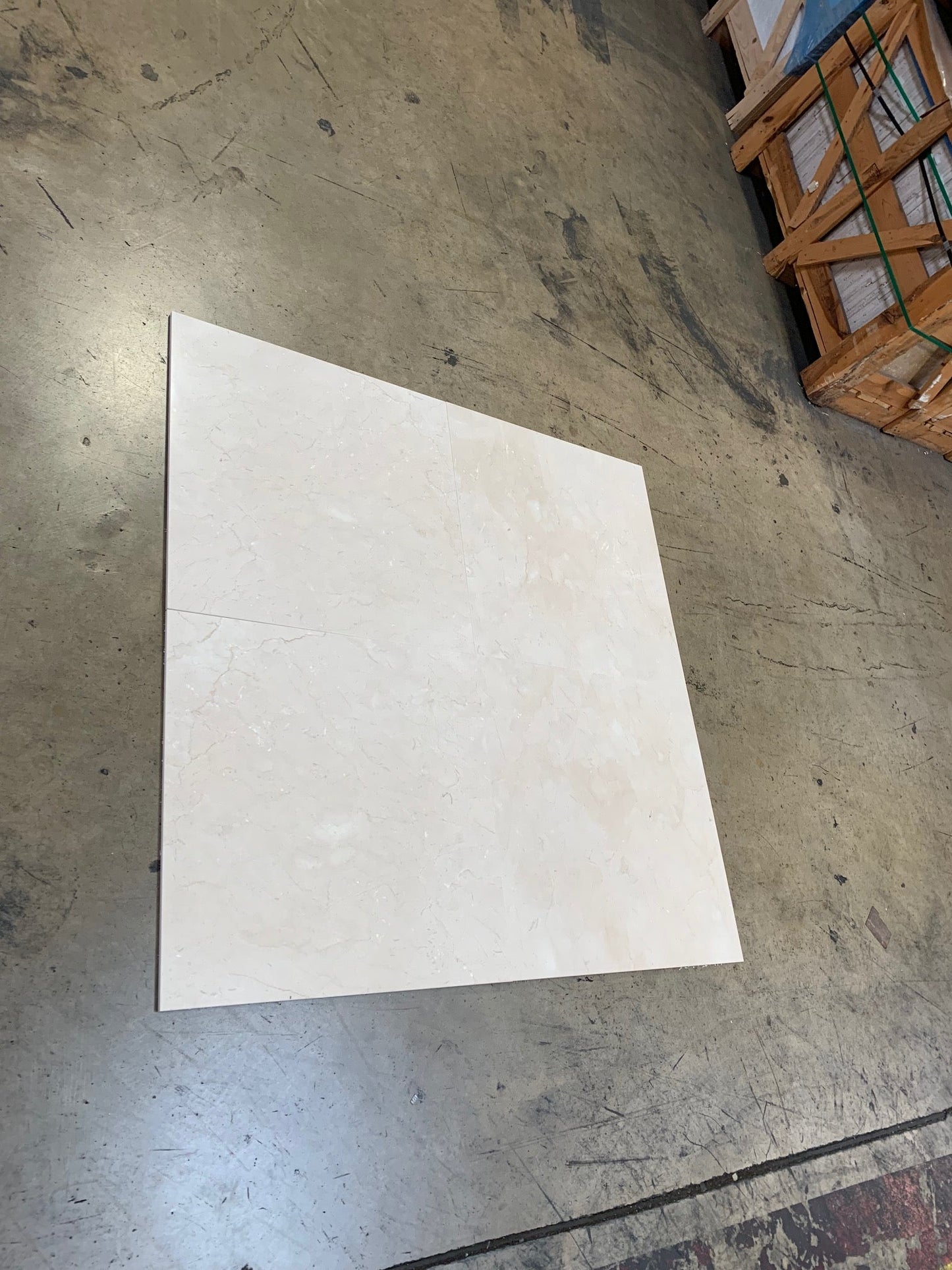 Crema Marfil Wall and Floor Premium Tile 18x18"