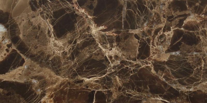 Azulejo para pared y suelo Emperador Dark pulido de 30 x 60 cm