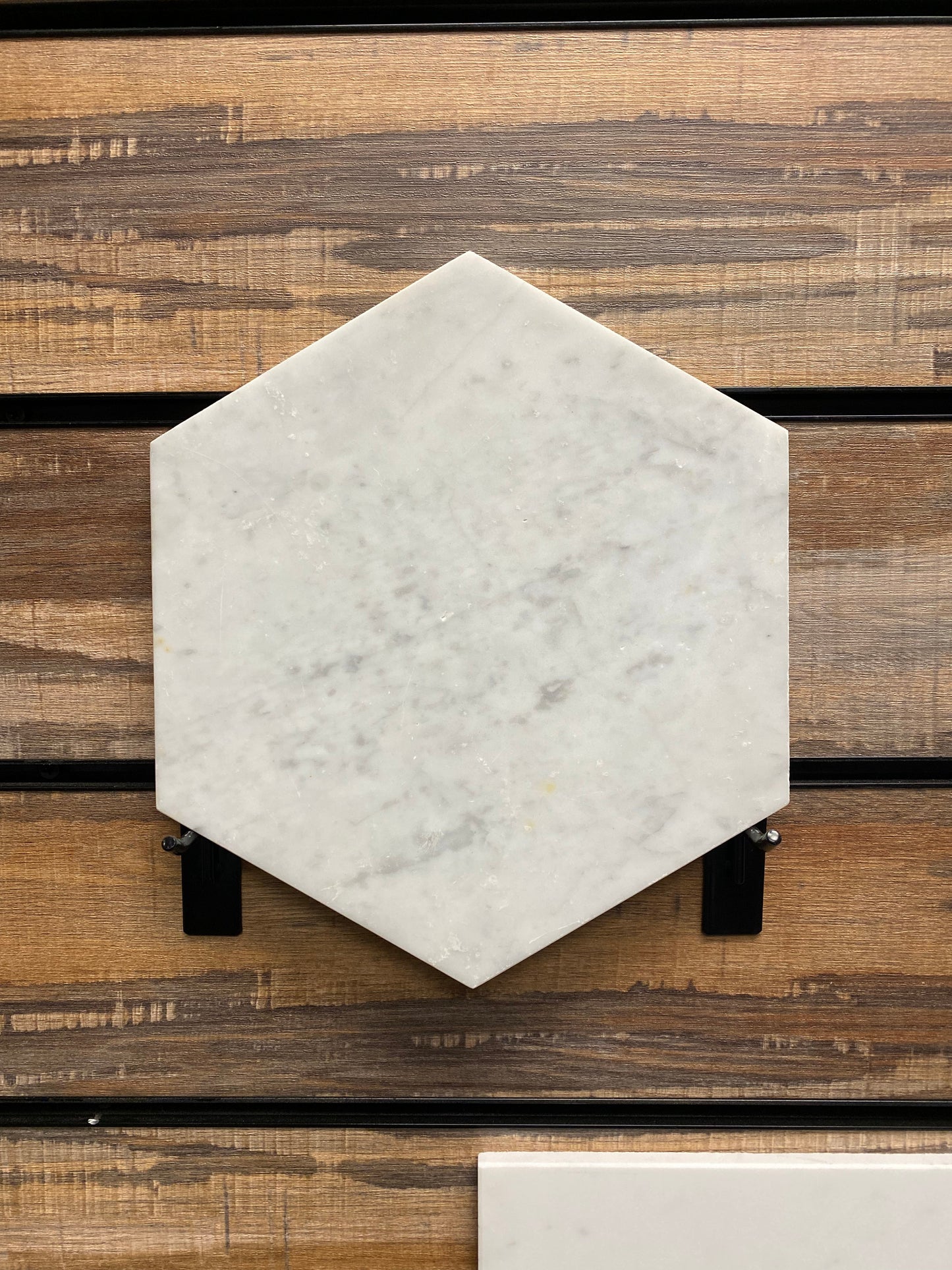Azulejo hexagonal italiano Carrara para pared y suelo de 10"