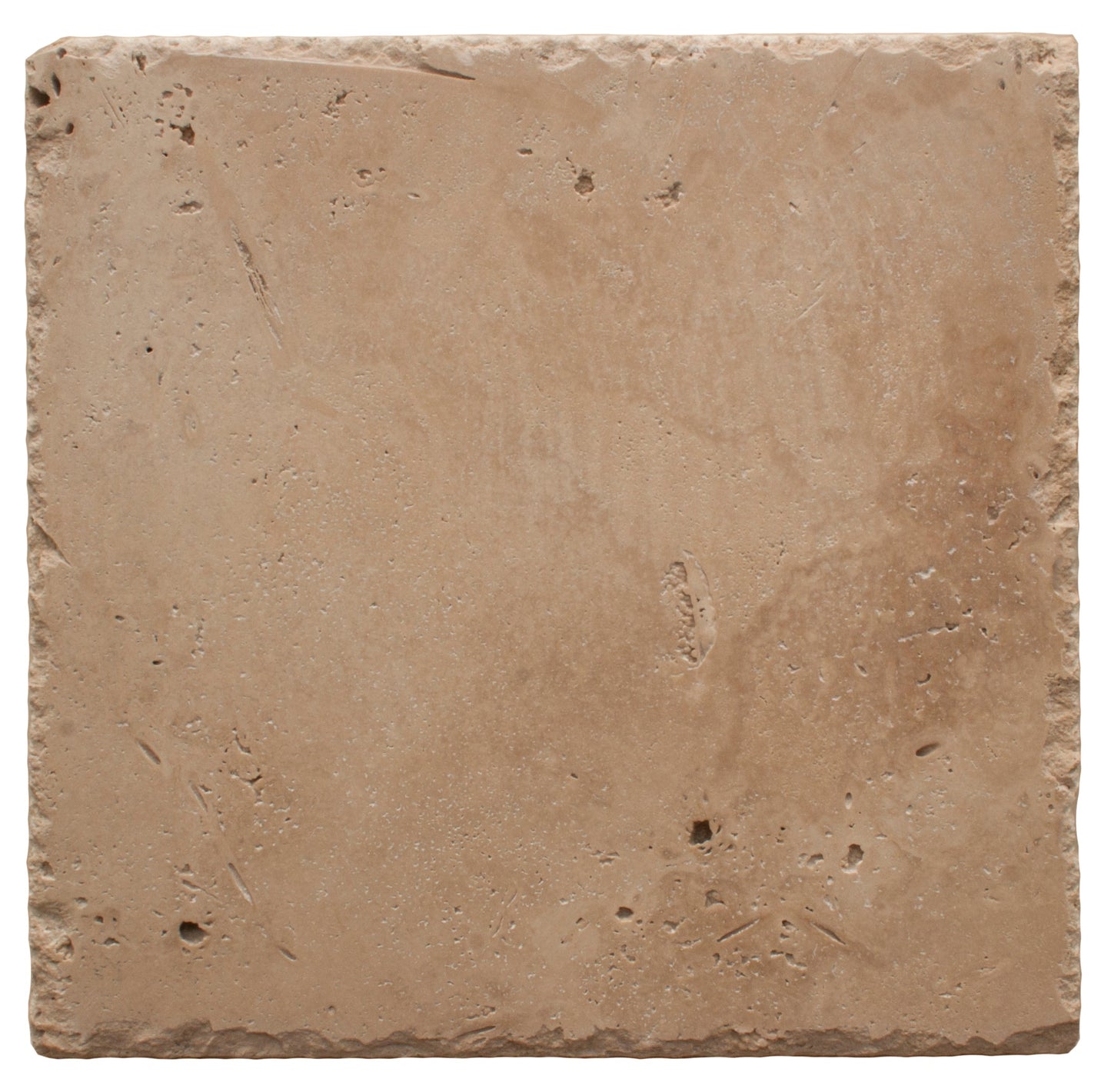 Mocha Noce Travertine Tumbled Pool Coping 12x12" 1.25"