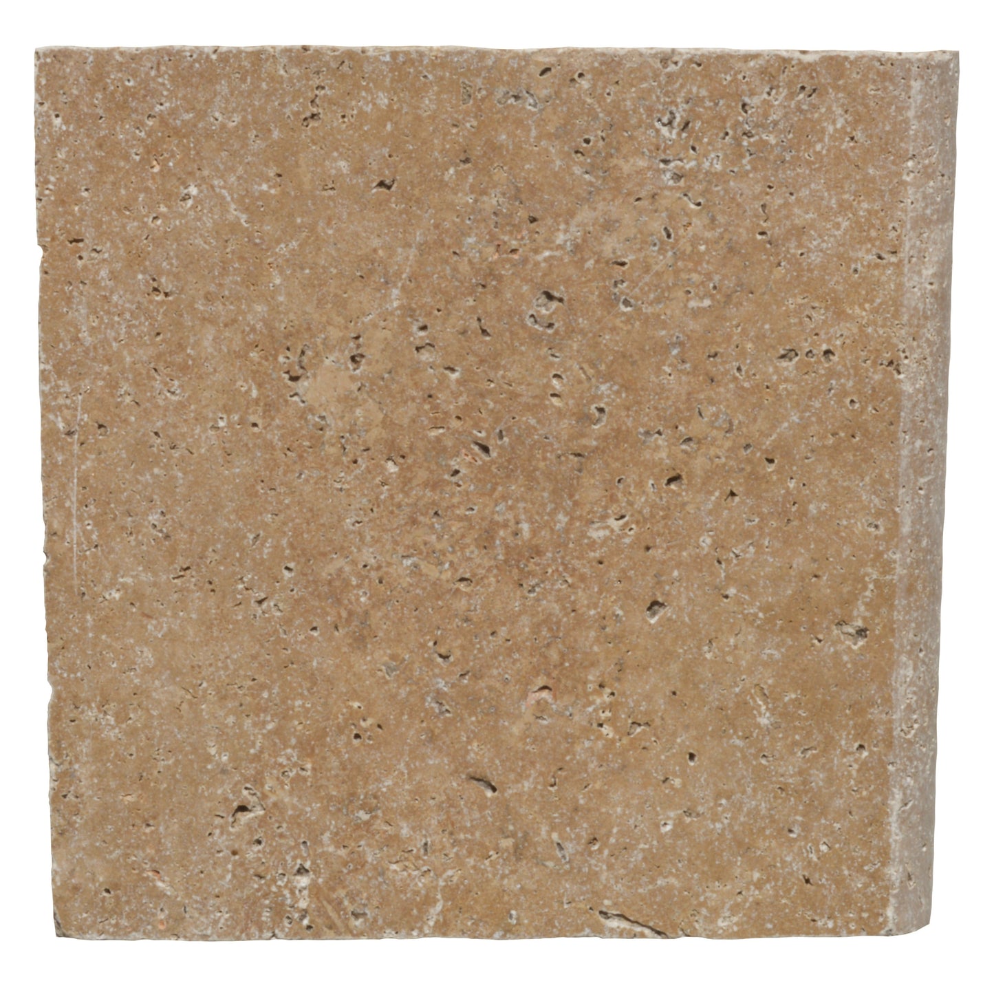 Mocha Noce Travertine Tumbled Pool Coping 12x12" 2"