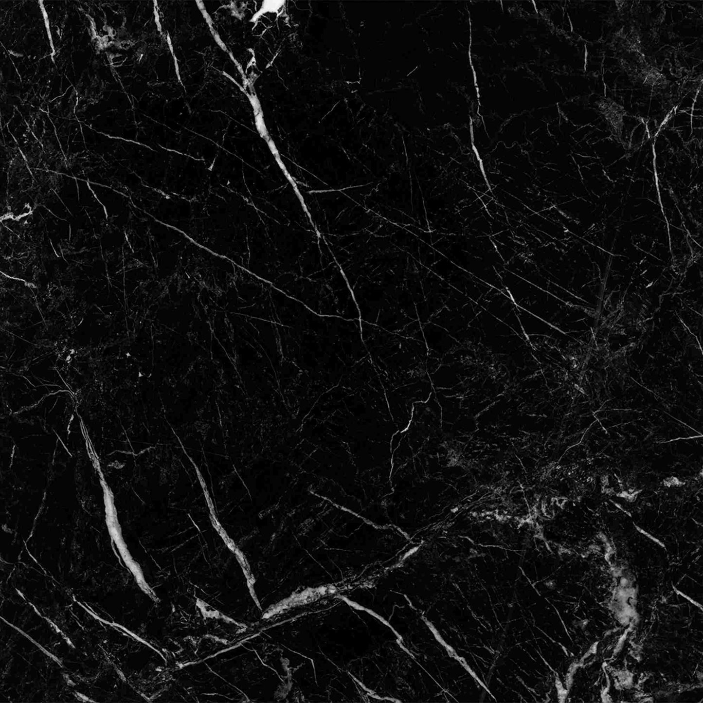 Azulejo pulido para pared y suelo Nero Marquina de 30 x 30 cm