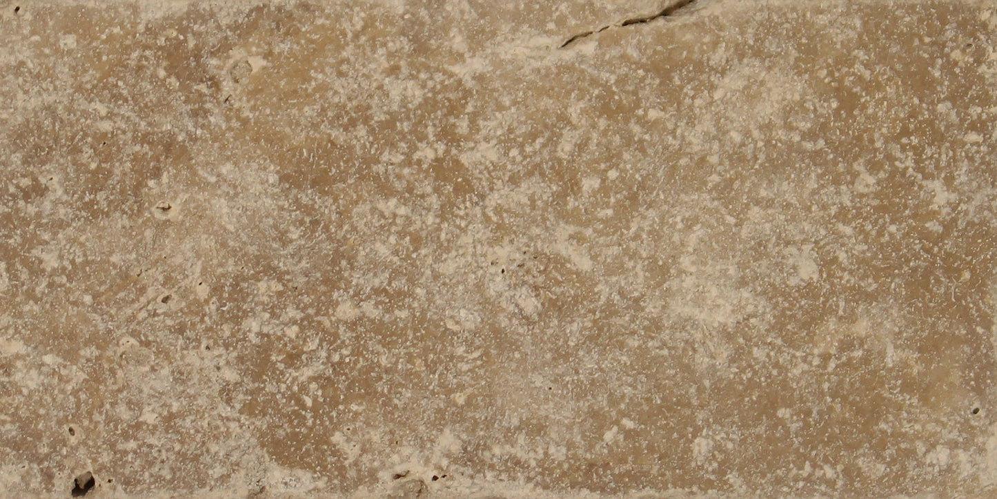 Noce Travertine Filled & Honed Wall and Floor Tile  12x24"