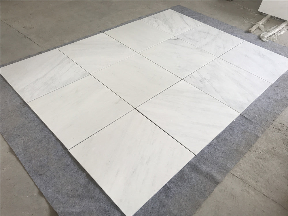 Oriental White Wall and Floor Tile 18x18"