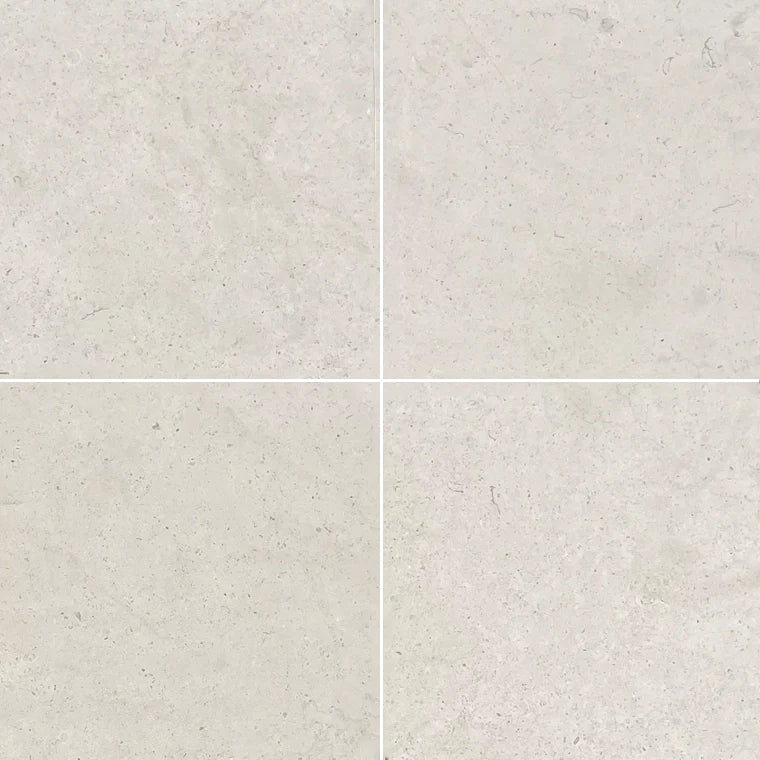 Porto Beige Limestone Tile 18" X 18" 3/8 Honed Tile
