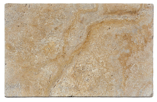Scabos Travertine Tumbled Exterior Pool Paver 16X24" 1 1/4"