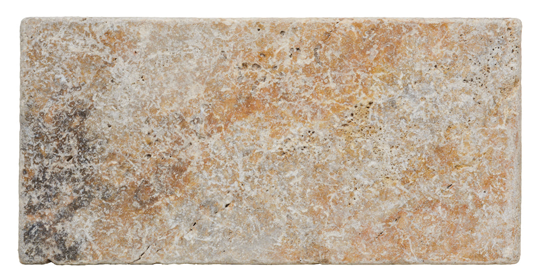 Scabos Travertine Honed Exterior Pool Coping 6X12" 1 1/4"