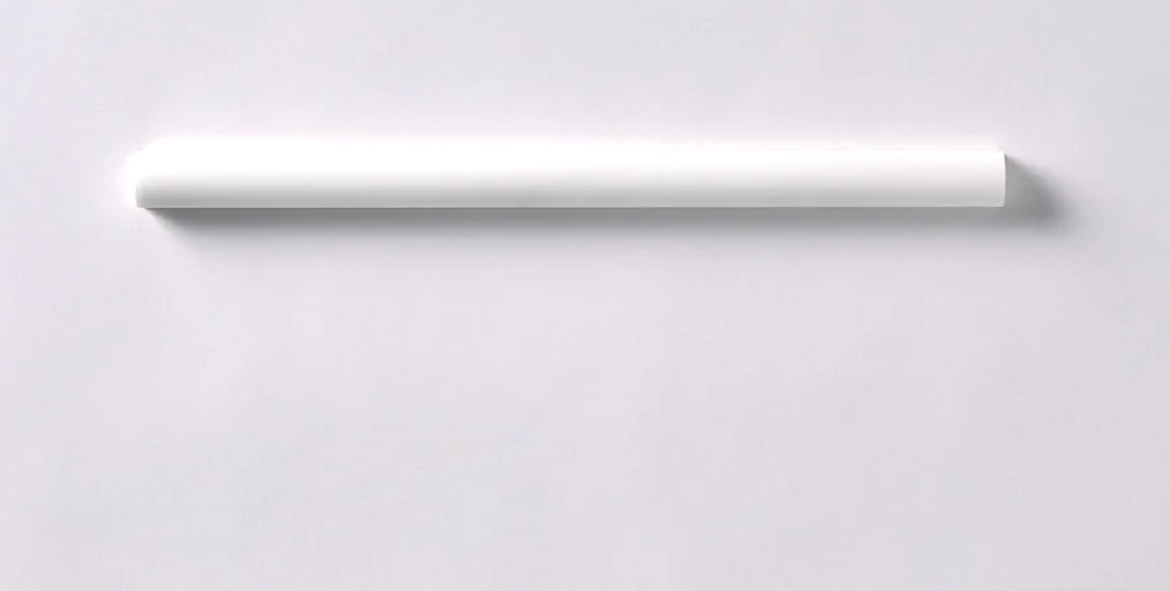 Bianco Dolomite Pencil Liner Wall Trim Tile  3/4"x12"