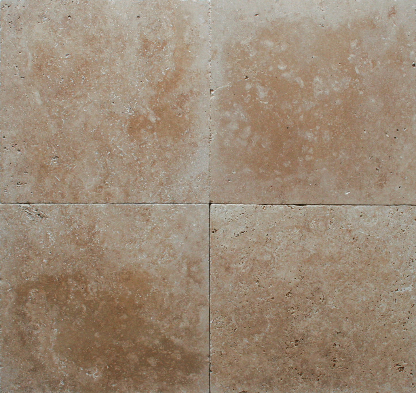 Walnut Travertine Tumbled Exterior Pool Paver 24x24" 1.25"