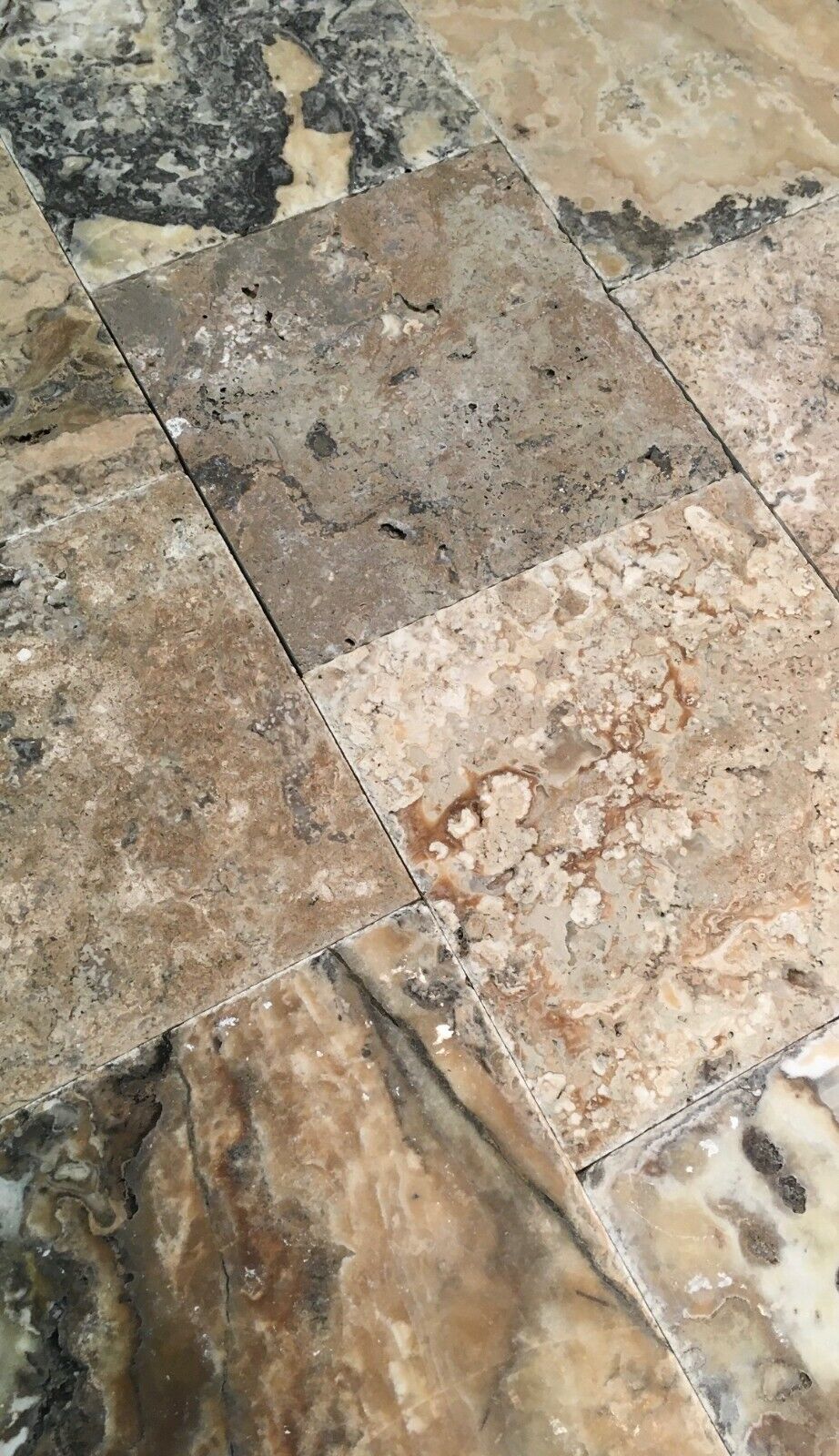 Antico Onyx Travertine Tile 12" X 24" Filled & Honed Tile