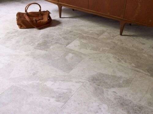 Tundra Gray Marble Tile Wall and Floor Tile 12x24"