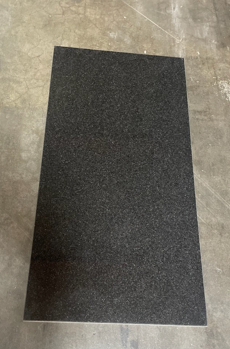 Absolute Black Granite Polished 12 X 24 3/8 Tile (micro-beveled)