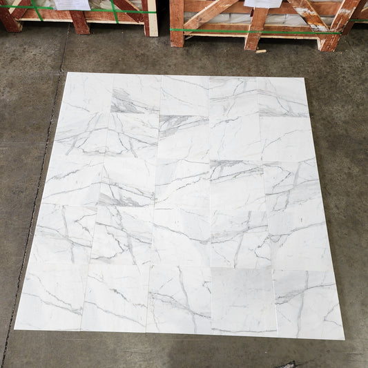 Statuarietto (Lot #111) 12" x 12" Floor Tile Polished - 300 SF