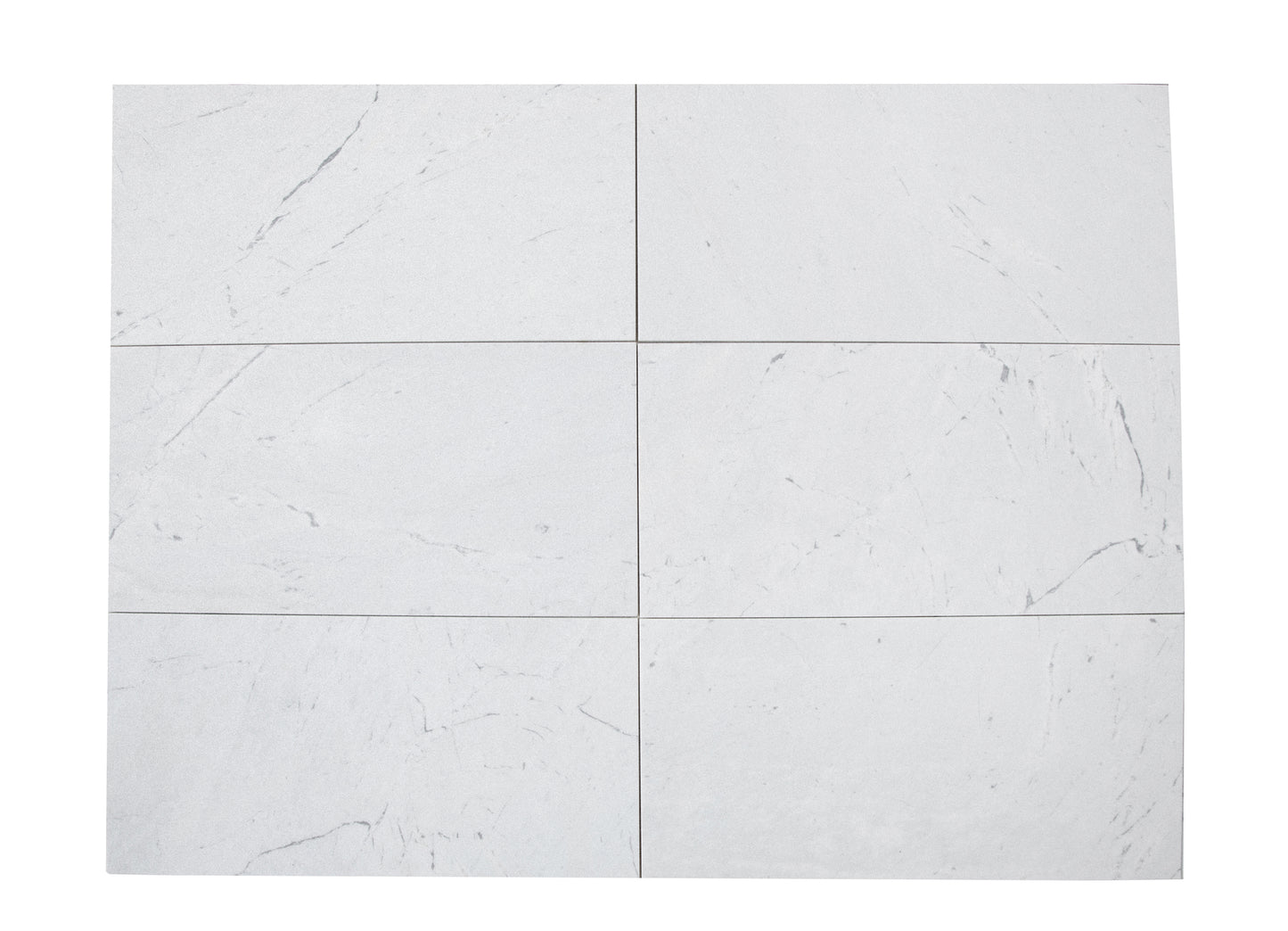 Valentino White Marble Tile Honed 12" x 24" 3/8" Tile