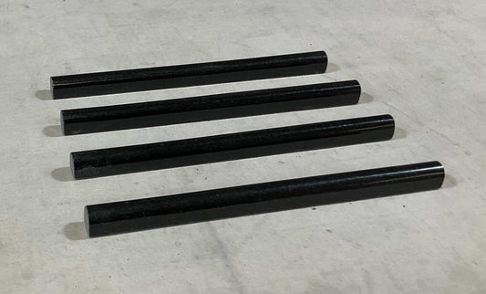 Absolute Black Granite Polished 3/4 X 12  Bullnose Liner