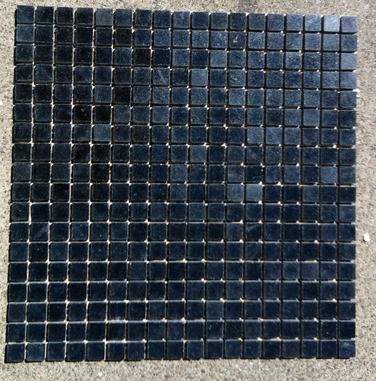 Absolute Black Granite Polished 5/8 X 5/8  3/8 Mosaic