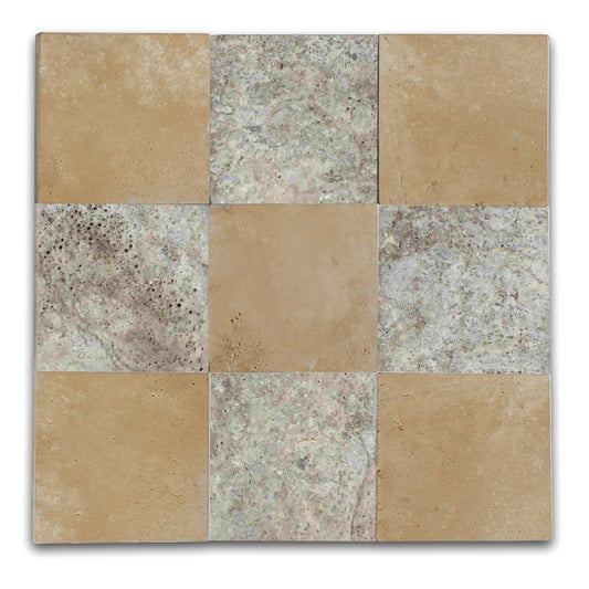 SPECIFICATIONS
Product Name	Checkers With Durango Cream - Silver&nbsp; Tumbled Travertine