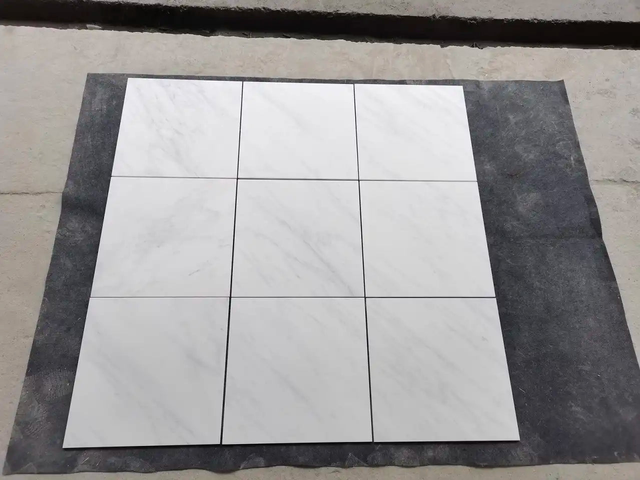 Oriental White Wall and Floor Tile 18x18"