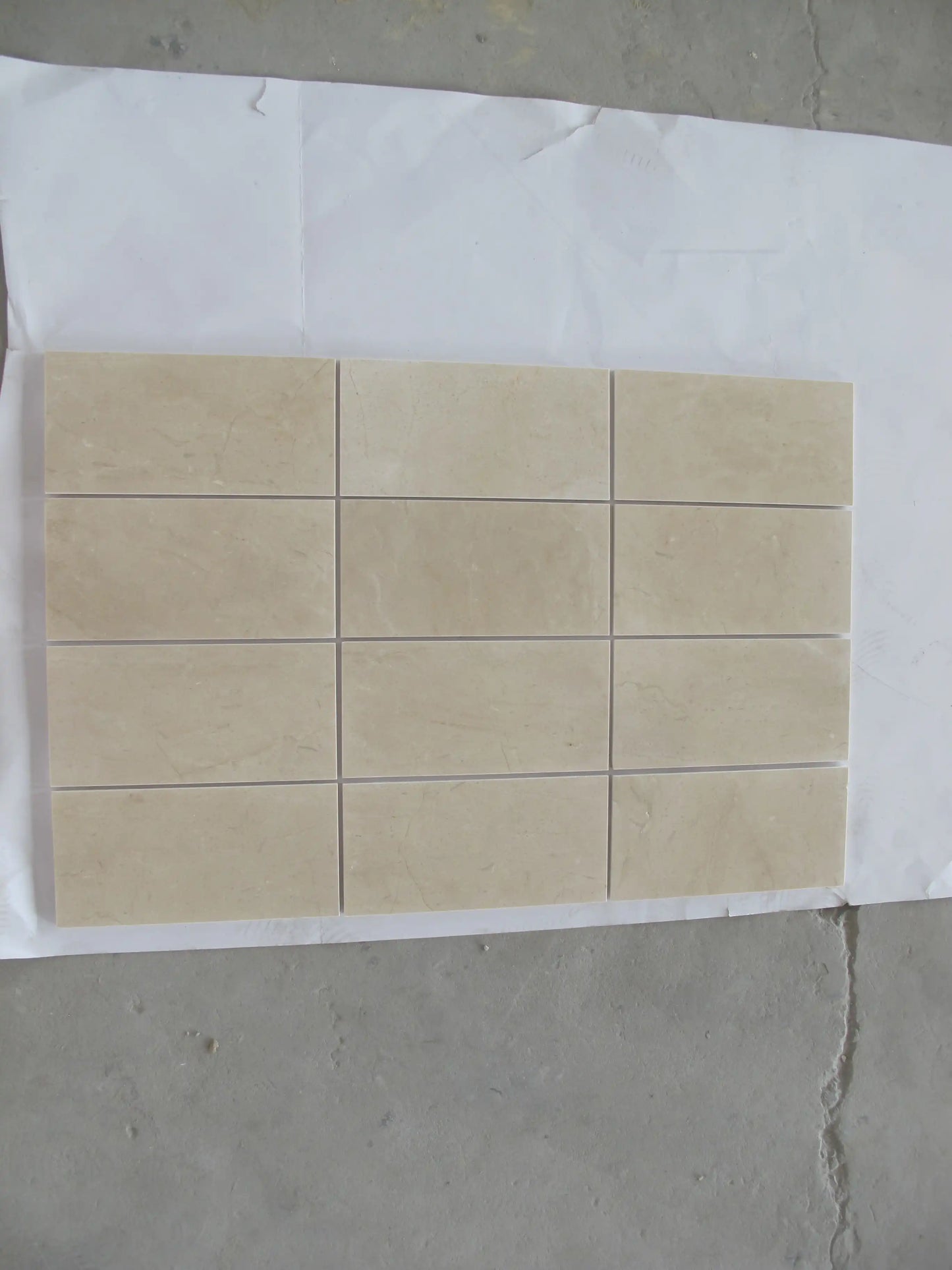 Crema Marfil Polished Wall and Floor Tile 6x12"