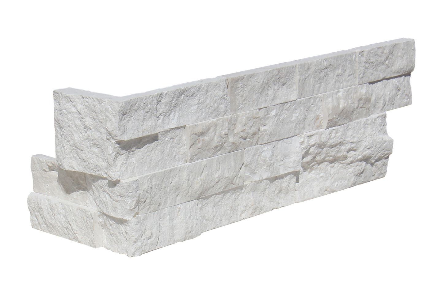 Lymra Limestone Split Face 6" x 24" Random Ledger Corner