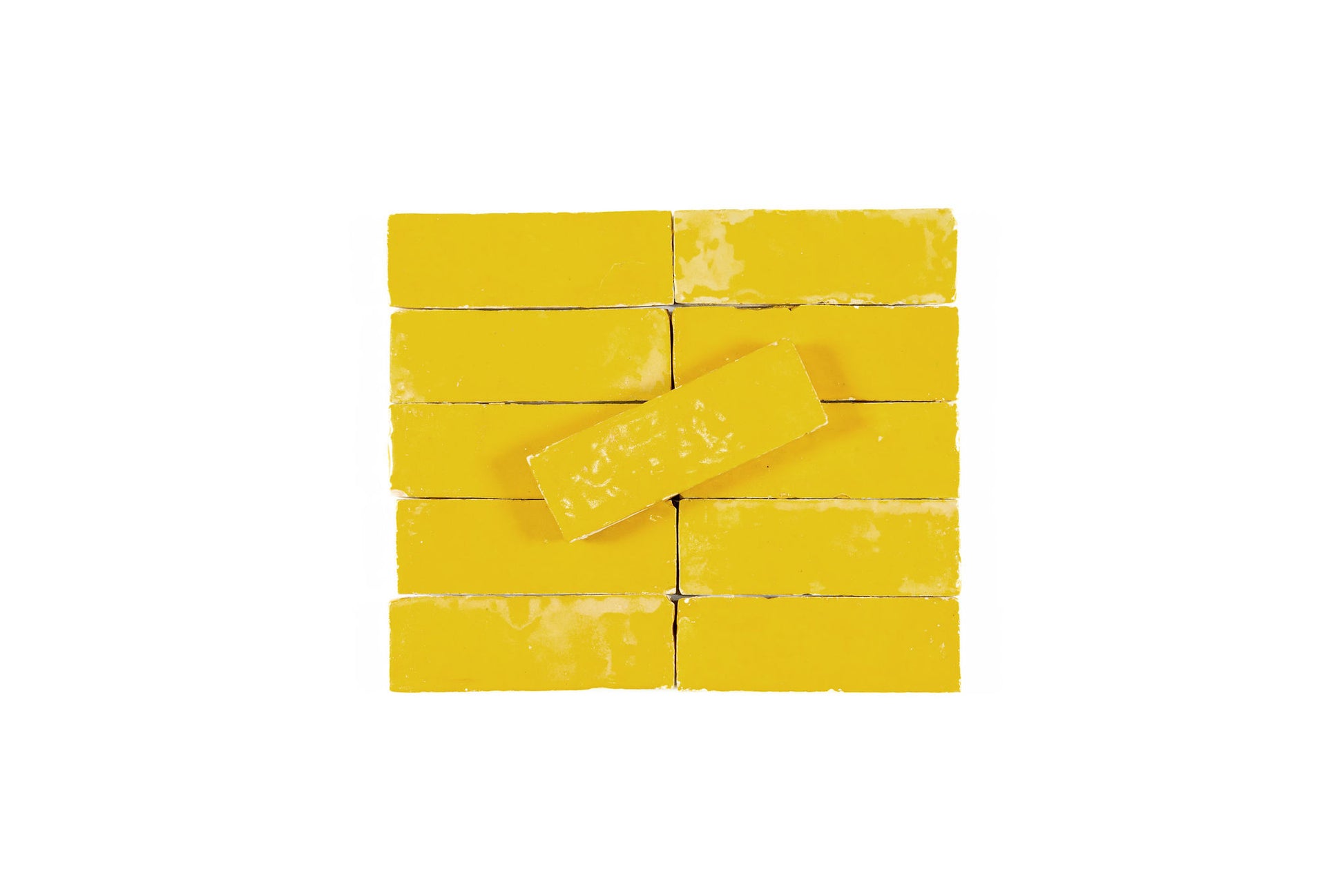 Sunflower Zellige Ceramic 2x5.5 Wall Tile