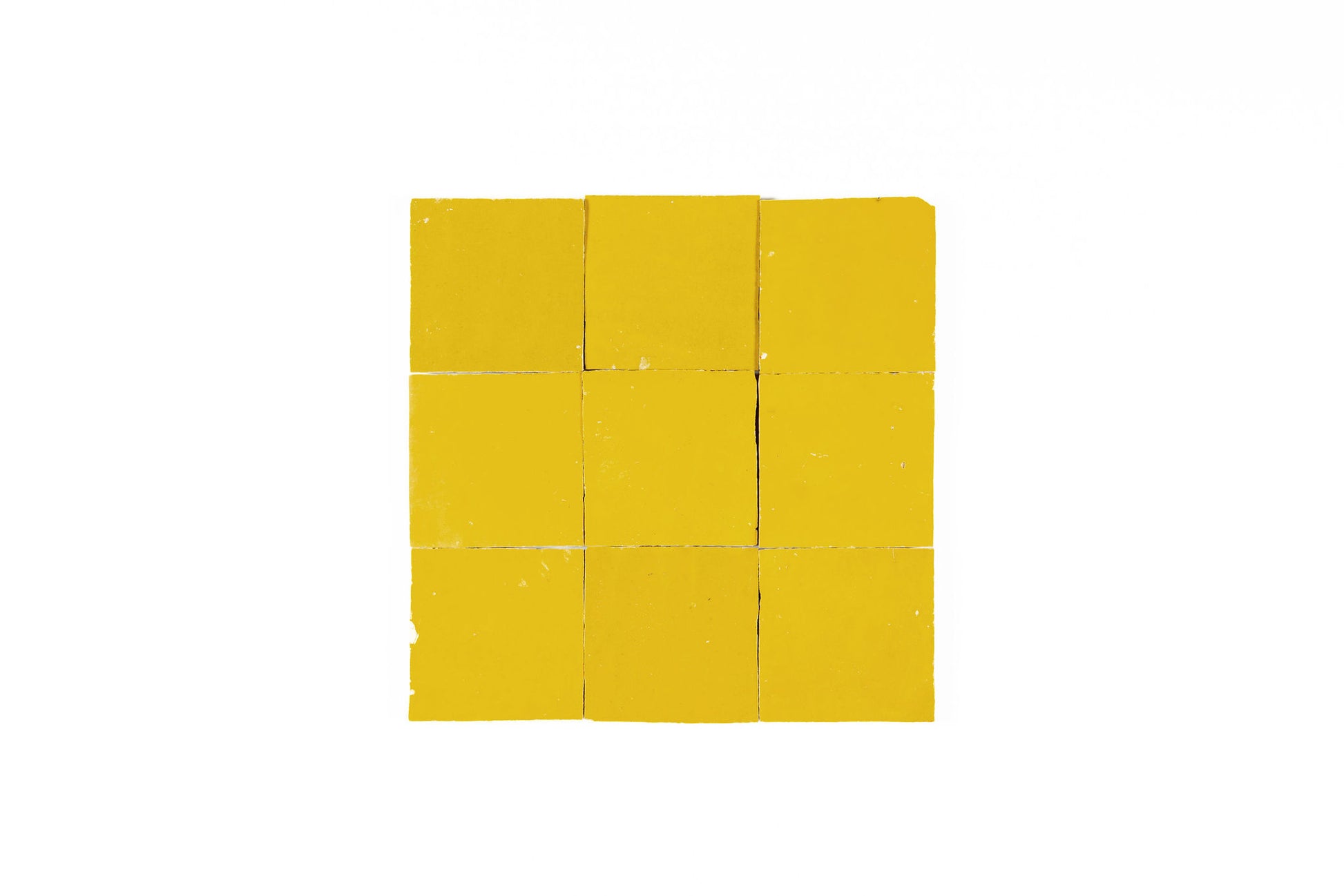 Sunflower Zellige Ceramic 4x4 Square Wall Tile