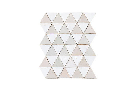 Triangles Zellige Ceramic Wall Mosaic Tile