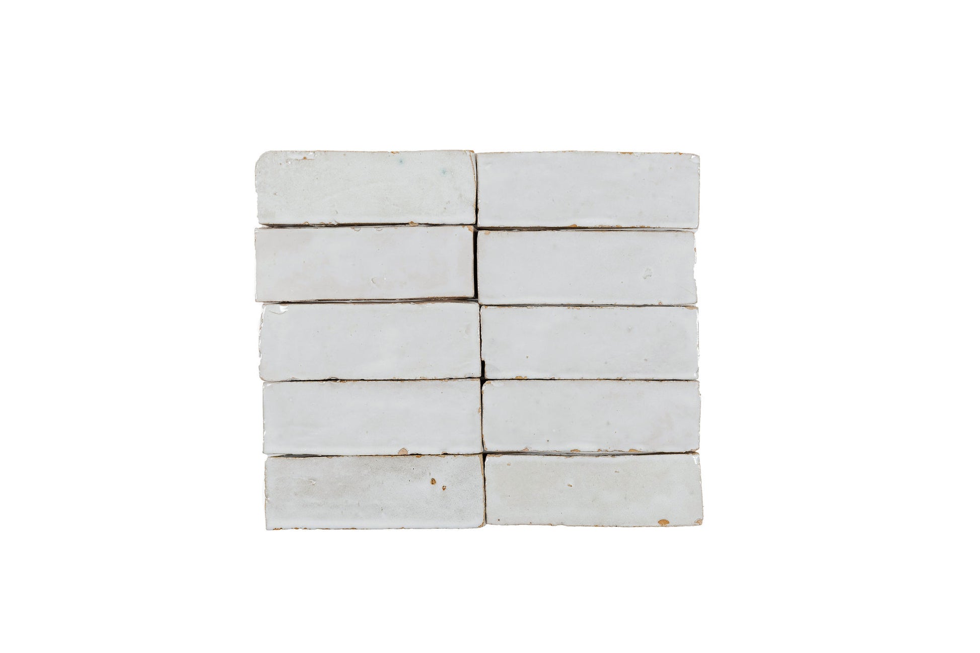 Silver Zellige Ceramic 2x5.5 Wall Tile