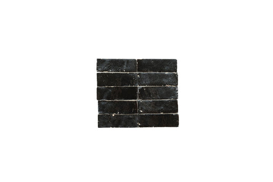 Charcoal Zellige Ceramic 2x5.5 Wall Tile