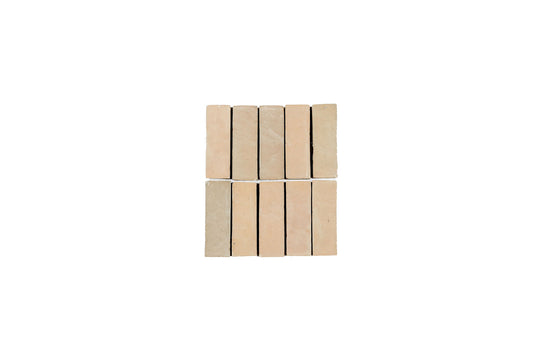Cappuccino Zellige Ceramic 2x5.5 Wall Tile