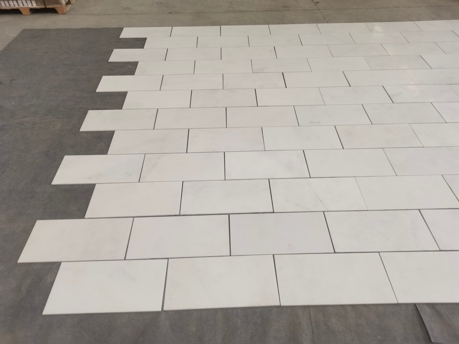 Royal White Honed Wall and Floor Tile  12"x24"