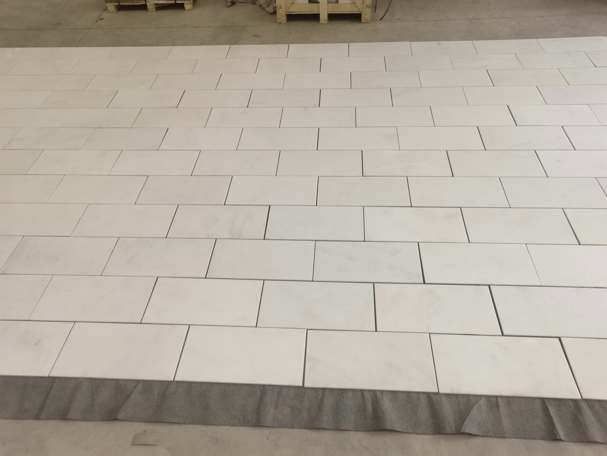 Royal White Honed Wall and Floor Tile  12"x24"