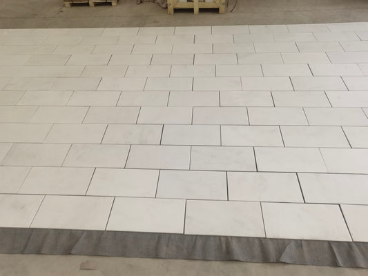Royal White Honed Wall and Floor Tile  12"x24"