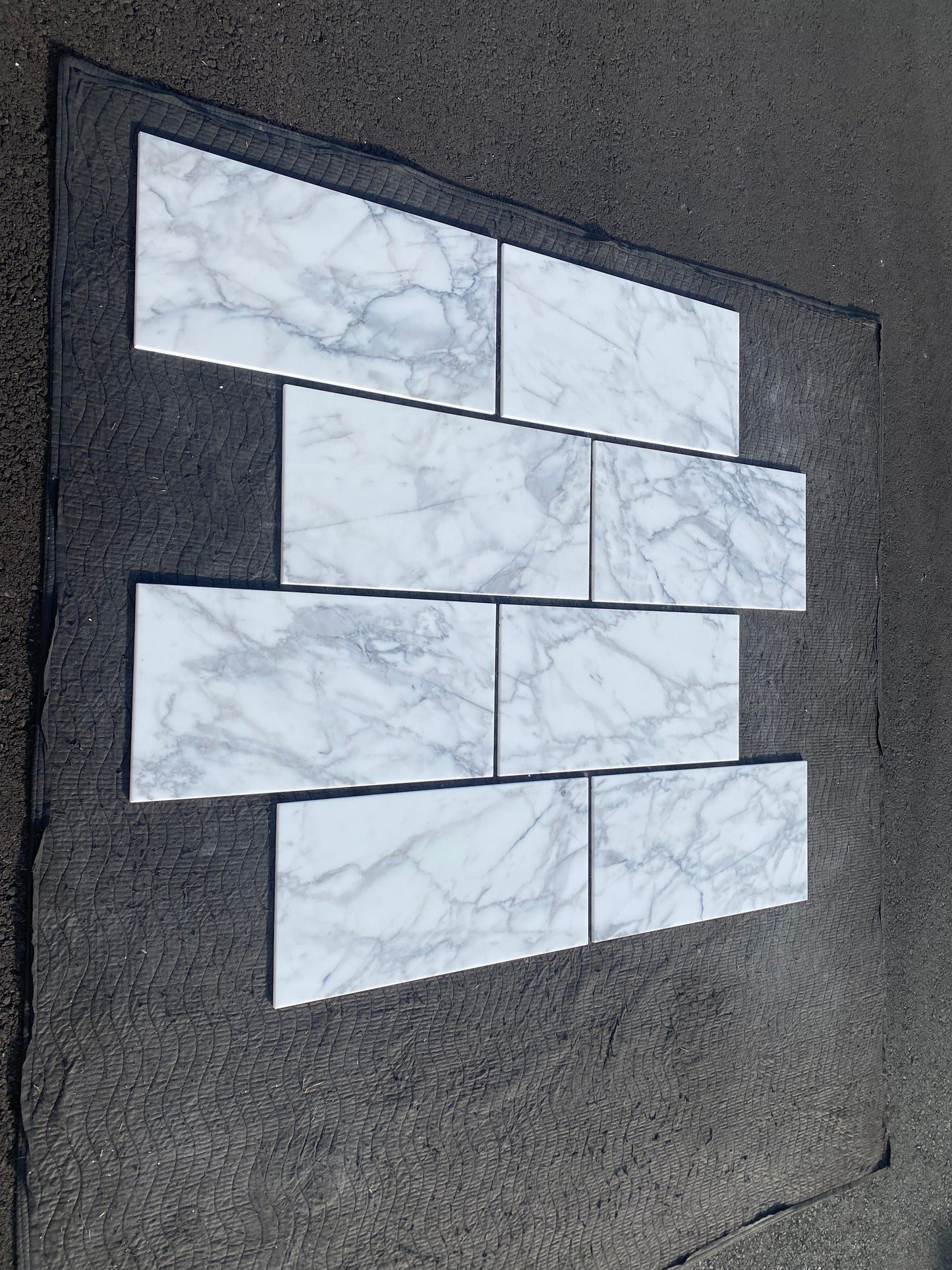 Statuario White (Lot #002) 12" x 24" Floor Tile Polished - 164 SF
