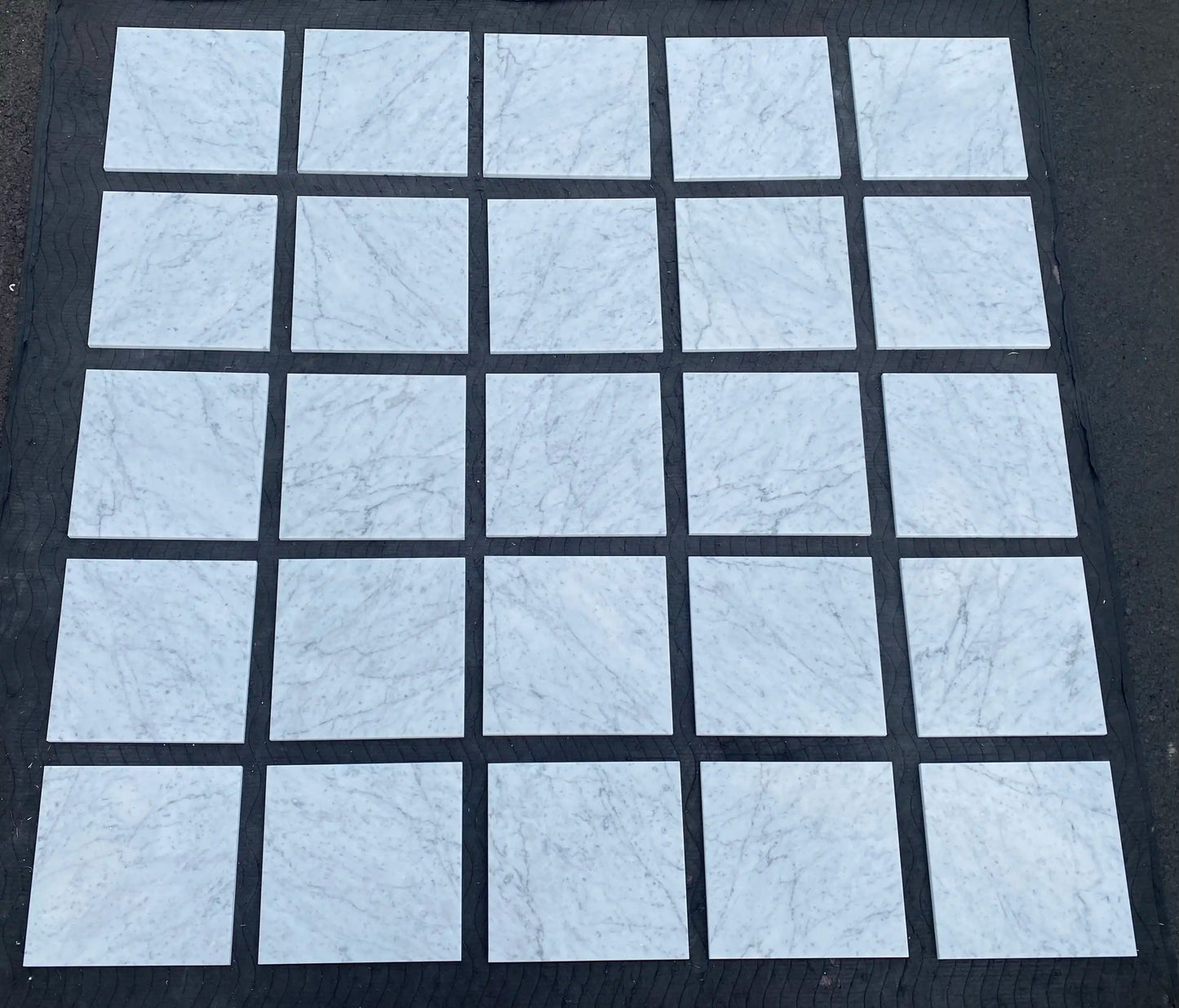 Carrara Italian White Wall and Floor Tile 12x12"