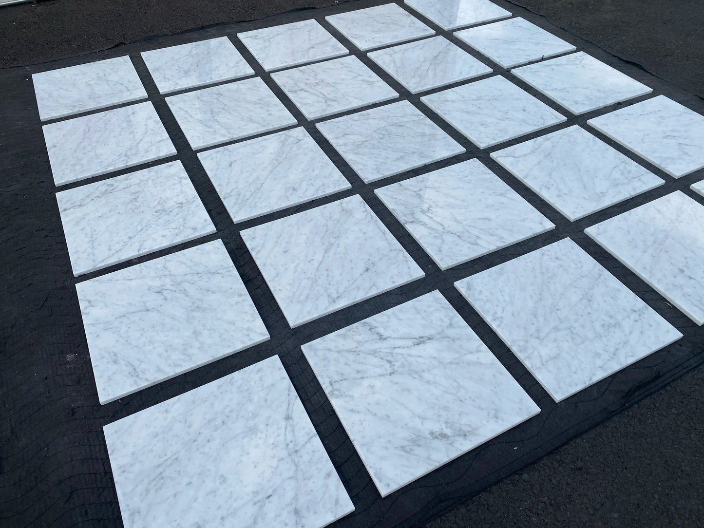 Carrara Italian White Wall and Floor Tile 12x12"