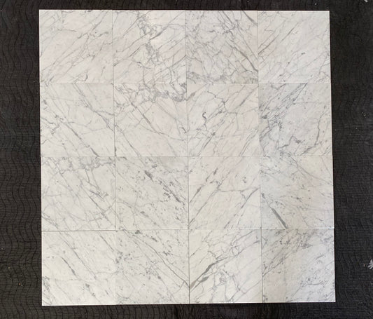 Bianco Gioia (Italian) 12" x 12" Polished Tile - 1,130 SF