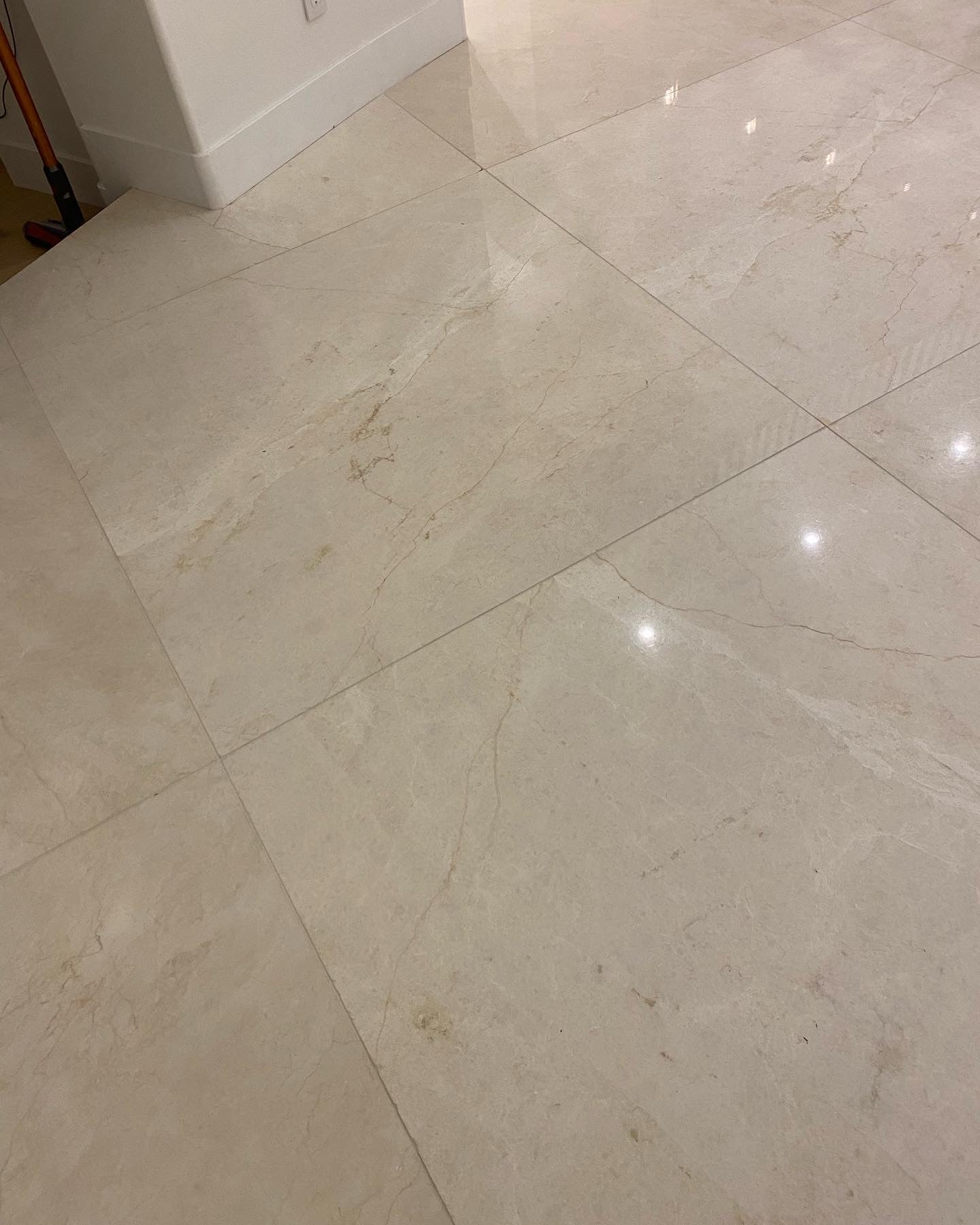 Noble White Cream Wall and Floor Tile 48×48"