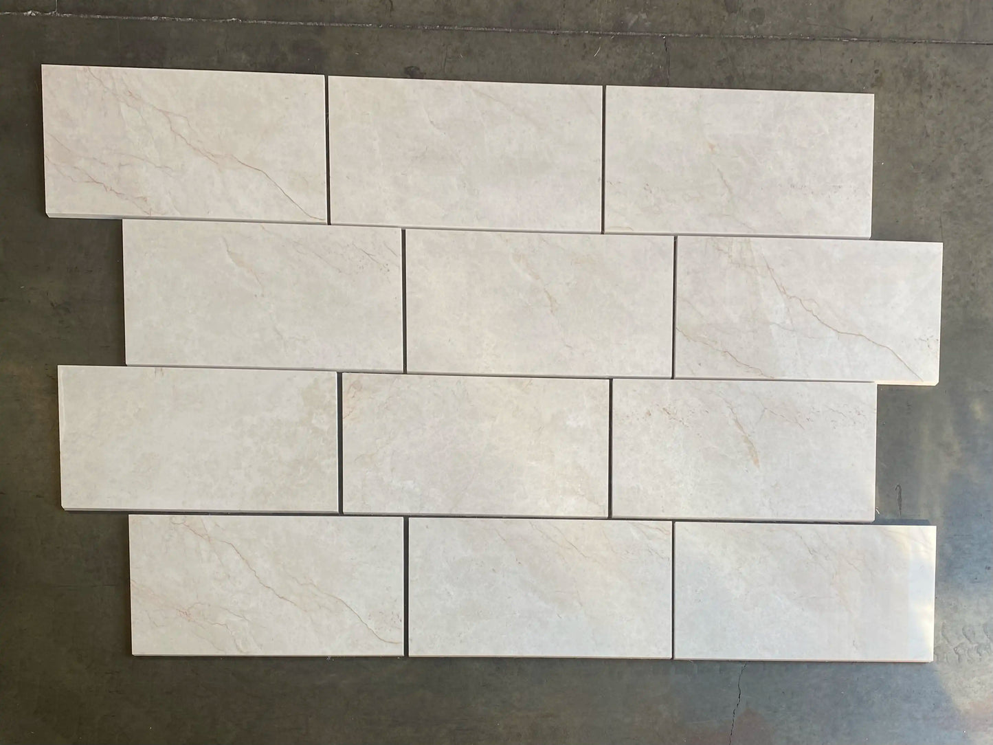 Noble White Cream Wall and Floor Tile 24x48"