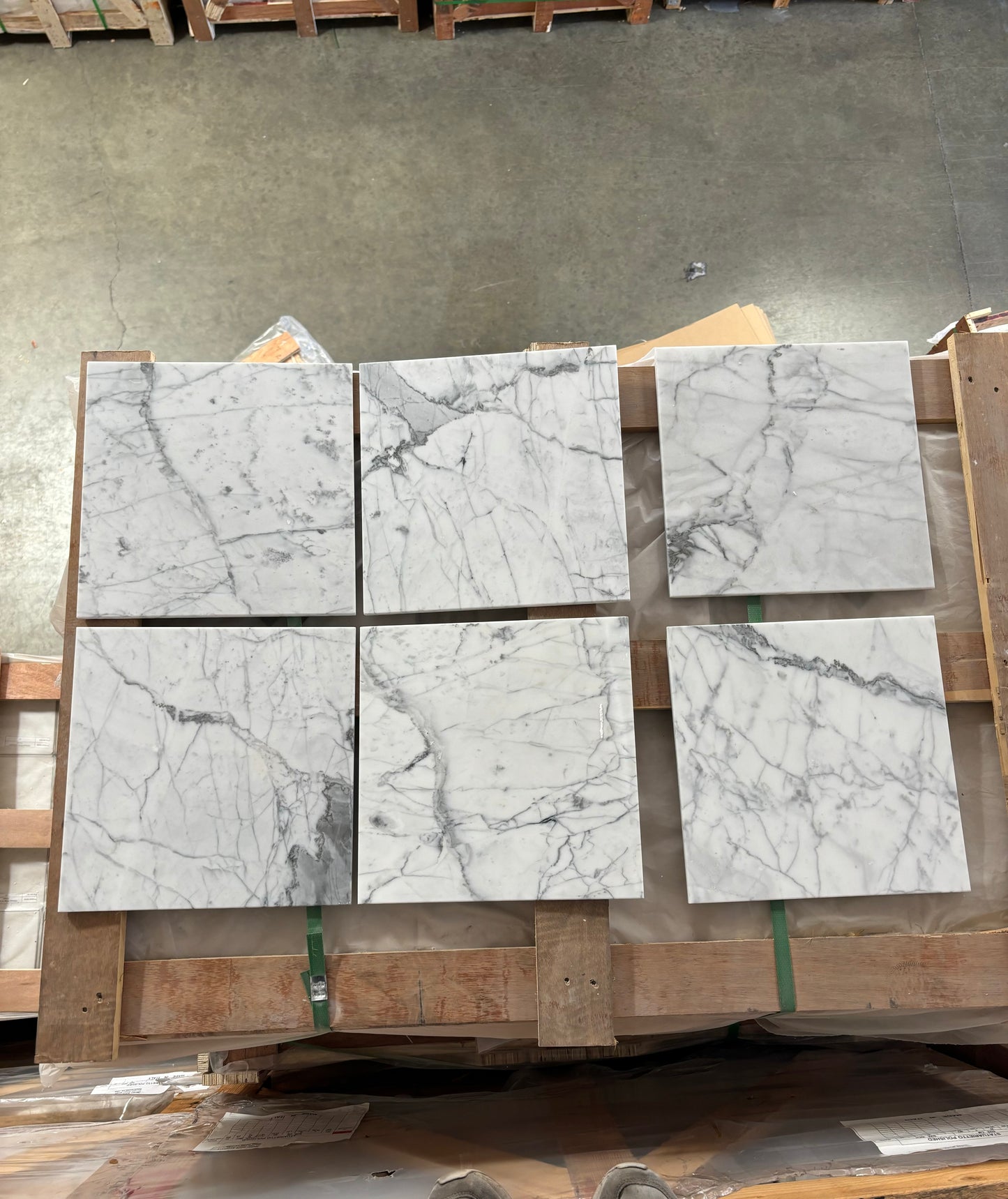 Statuarietto (Lot #399) 12" x 12" Floor Tile Polished - 1,492 SF