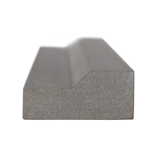 Gray Taupe Limestone Molding Honed 2" x 12" OG-1 (Single Step Chair Rail)