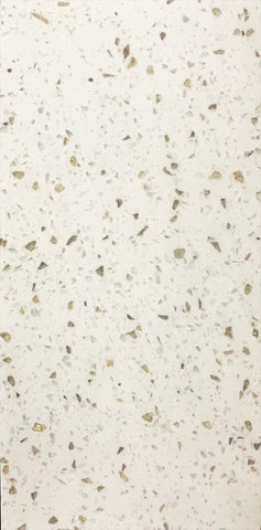 Terrazzo Gold Terrazzo Tile Polished 6" x 12" 3/8" Tile