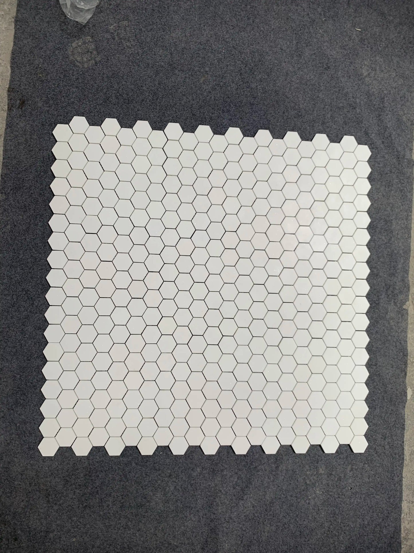 Thassos White Hexagon Mosaic Tile 2x2"