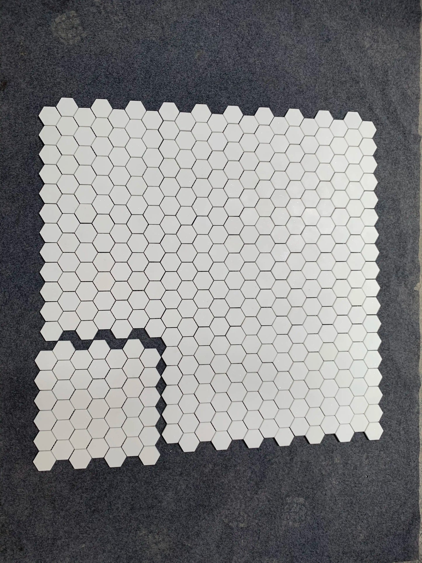 Thassos White Hexagon Mosaic Tile 2x2"