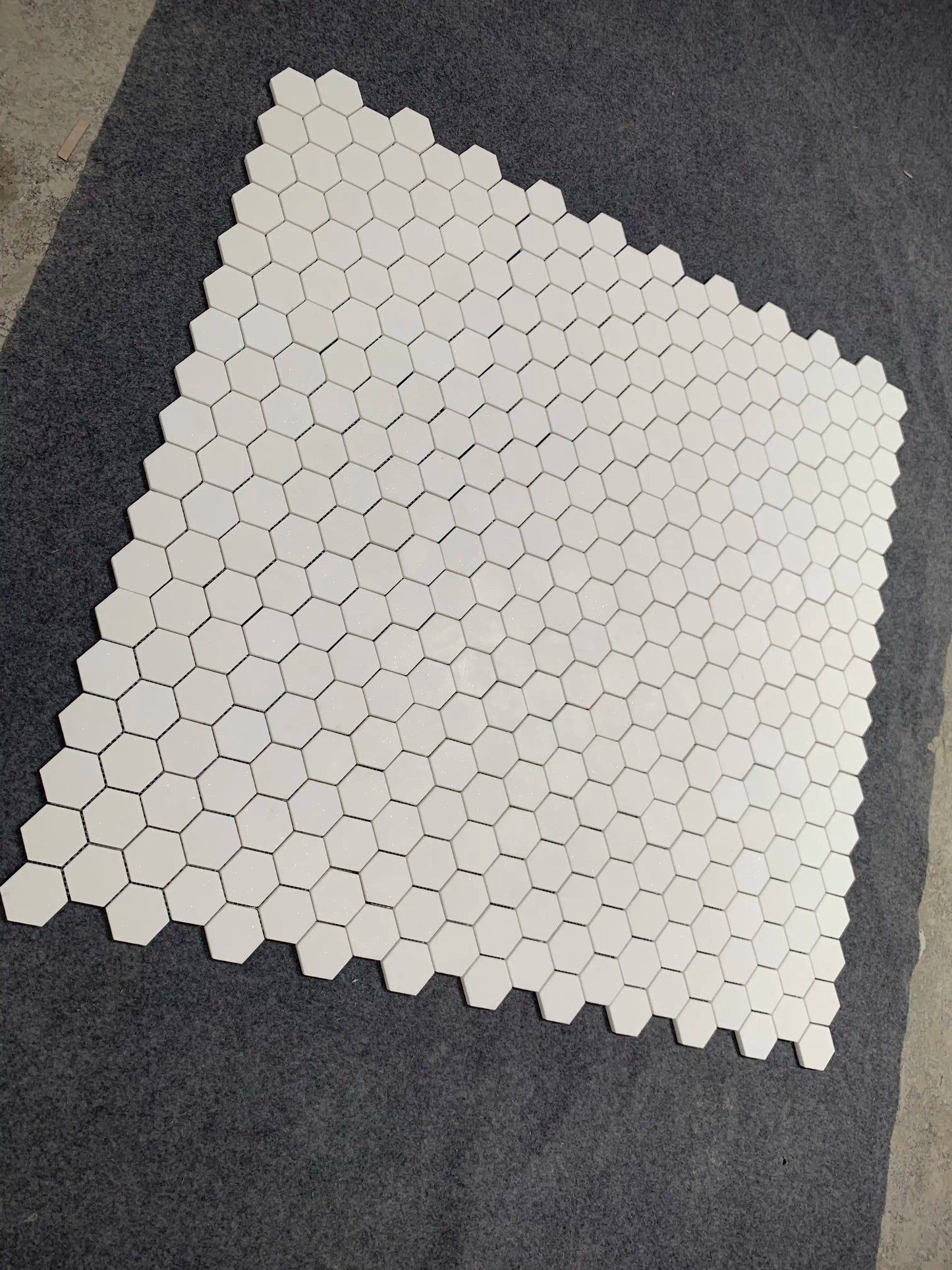 Thassos White Hexagon Mosaic Tile 2x2"