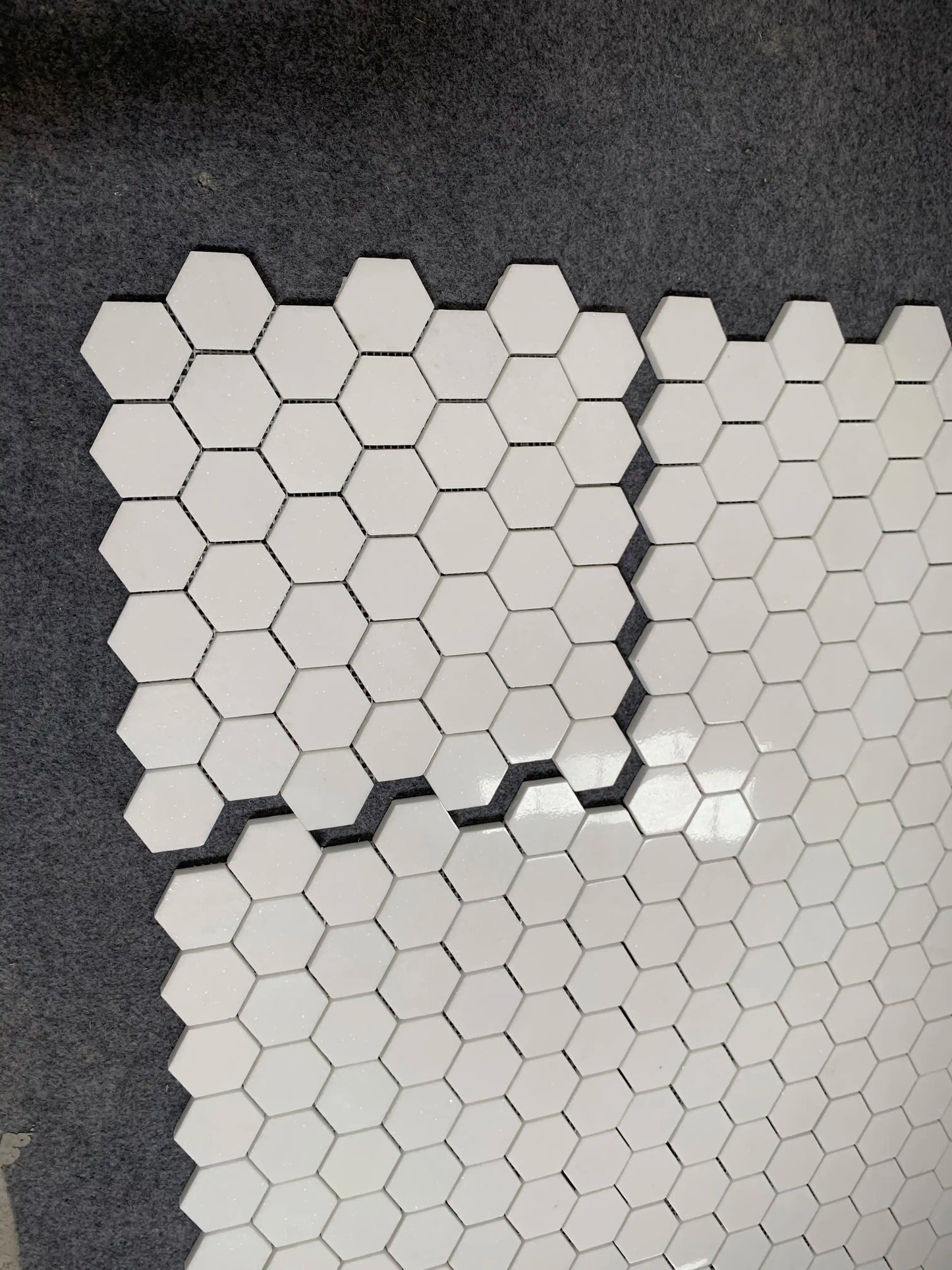 Thassos White Hexagon Mosaic Tile 2x2"