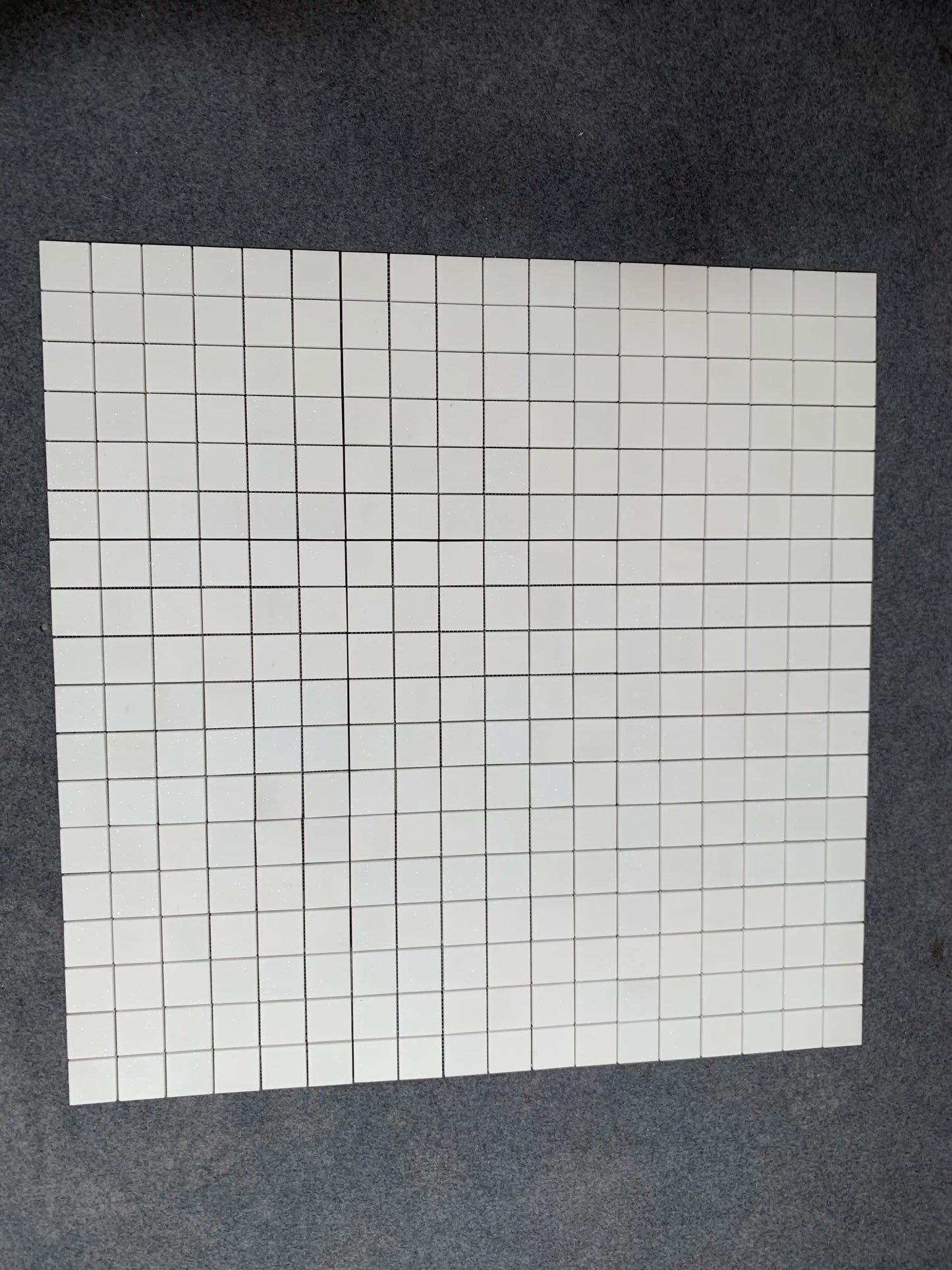 Thassos White Square Mosaic Tile 2x2"