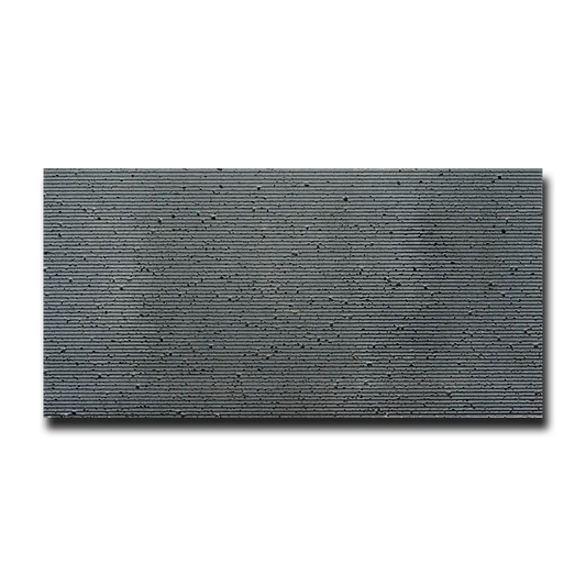 Gray Lava Lava Tile Honed & Wired 12" x 24" 1/2" Tile