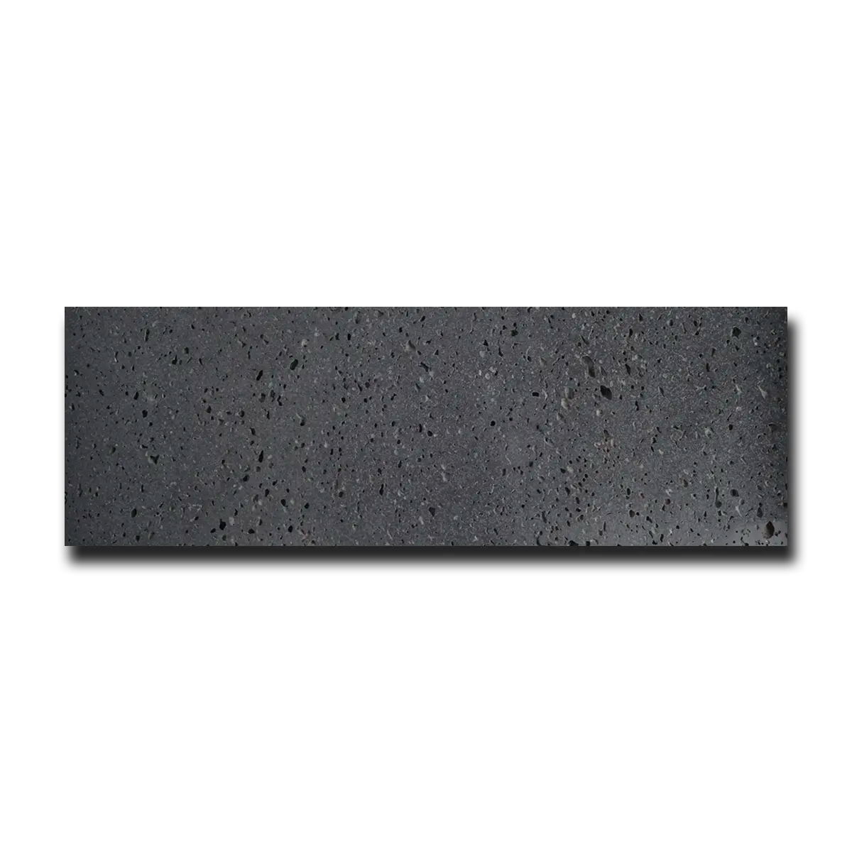 Gray Lava Lava Tile Honed 4" x 12" 1/2" Tile