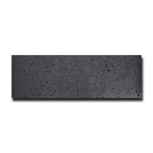 Gray Lava Lava Tile Honed 4" x 12" 1/2" Tile